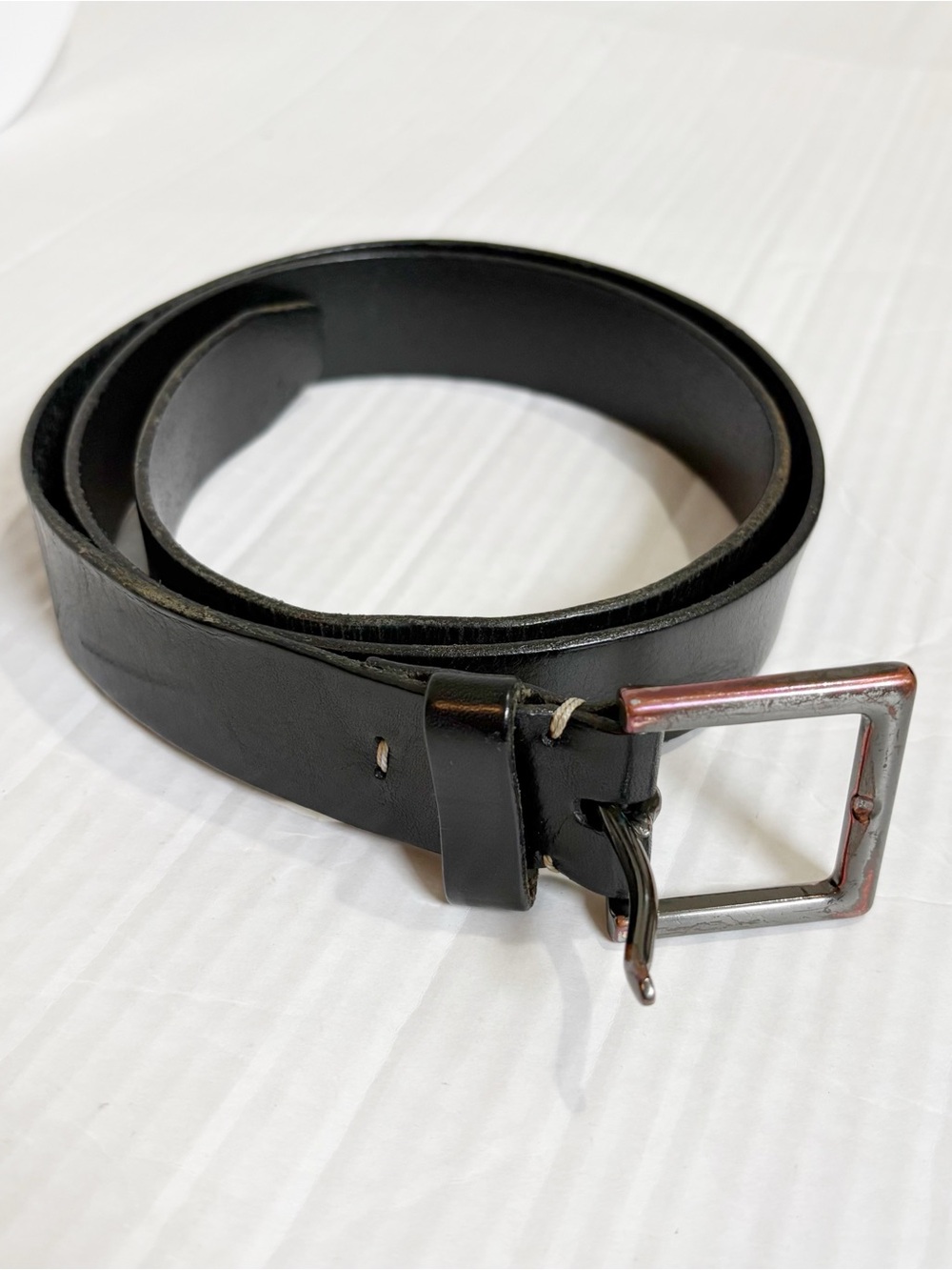Banana Republic Men’s Black Leather Belt Size 36 Classic Work Wear Office